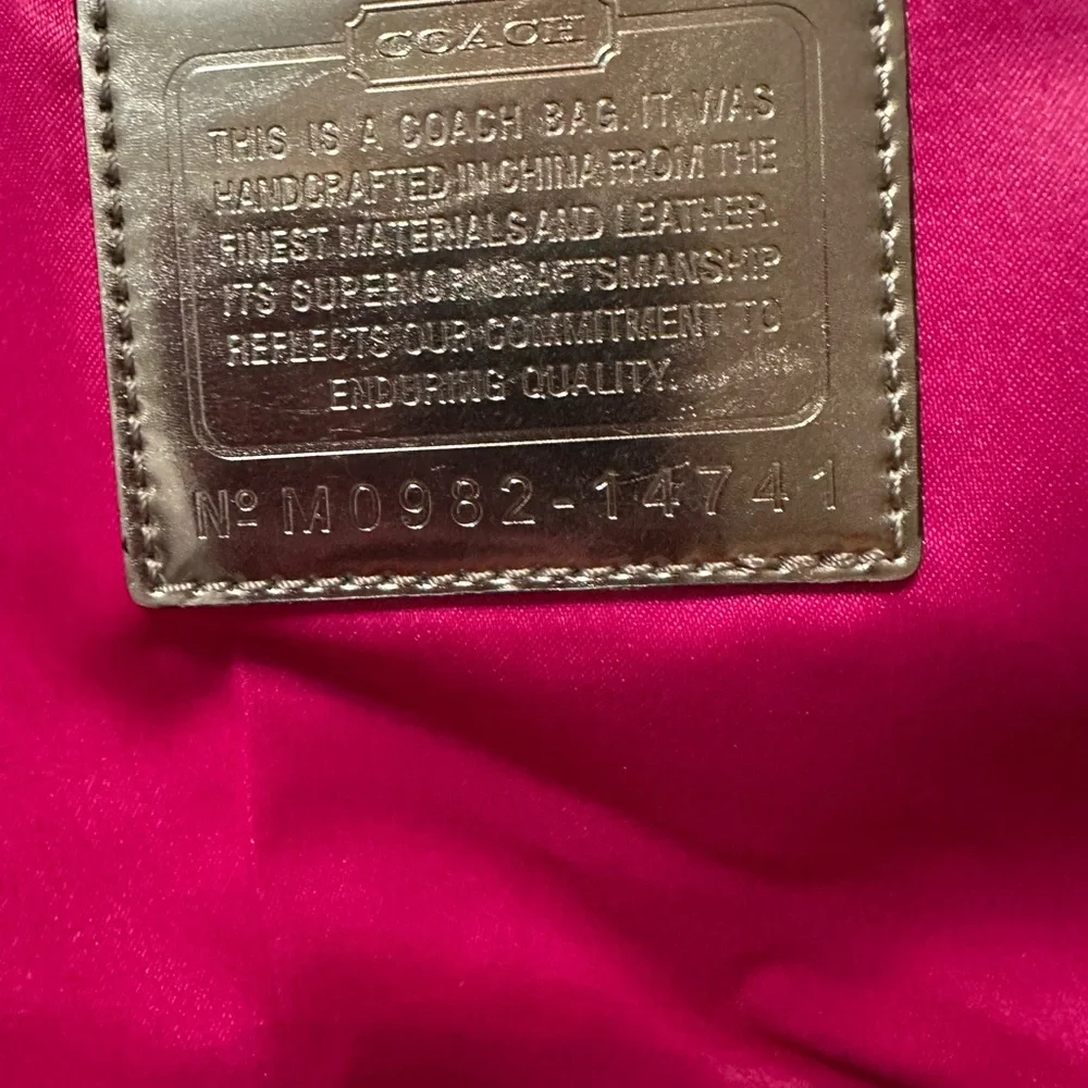 Coach tote 14741